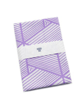 【新色】わかる人にわかる！オリジナル手ぬぐい(注染) 網代麻葉 白×藤色 - 木下着物研究所