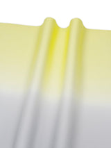 【少量再入荷】二色暈し 艶帯揚　薄檸檬×銀鼠 [紅衣オリジナル] - 木下着物研究所