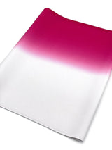 【再入荷】二色暈し 艶帯揚　月白×紅赤色[紅衣オリジナル] - 木下着物研究所