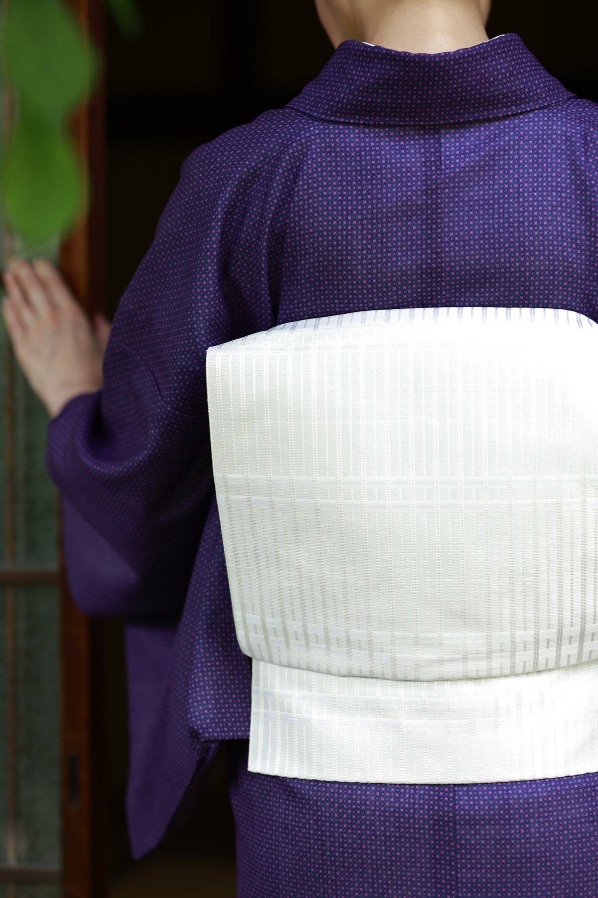 毎日の着物生活を可能にする上質な洗える着物 御召十 [紅衣
