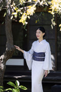 【期限特典】新色で復刻！博多織八寸名古屋帯 網代 紫黒 （しこく）色[紅衣オリジナル] - 木下着物研究所