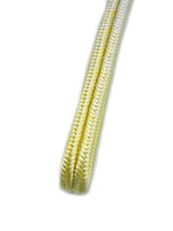 【少量再入荷】ゆるぎ組手組帯締 二色暈し 檸檬色×純白[紅衣オリジナル] - 木下着物研究所