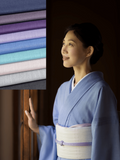 毎日の着物生活を可能にする上質な洗える着物 カラフル色無地[紅衣オリジナル] ※手縫いマイサイズ仕立て 単衣夏用 - 木下着物研究所