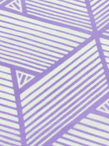 【新色】わかる人にわかる！オリジナル手ぬぐい(注染) 網代麻葉 白×藤色 - 木下着物研究所