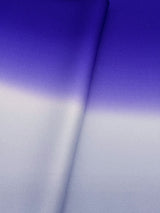 【新色】二色暈し 艶帯揚　紺桔梗×白縹[紅衣オリジナル] - 木下着物研究所