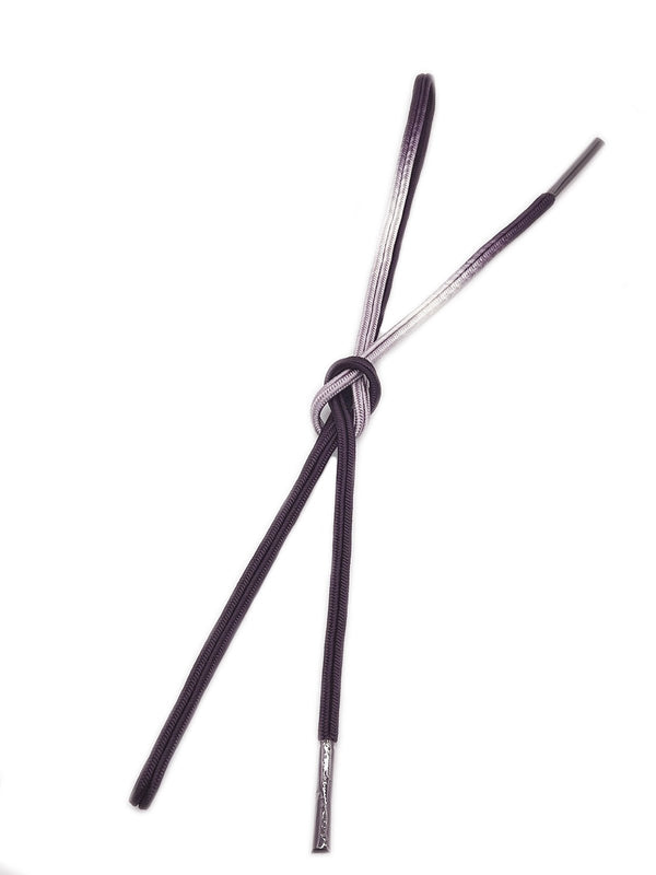 【新色】ゆるぎ組帯締 二色暈し 滅紫×くすみ藤[紅衣オリジナル] - 木下着物研究所