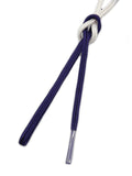 【少量再入荷】ゆるぎ組暈し手組帯締 今紫×純白 [紅衣オリジナル] - 木下着物研究所