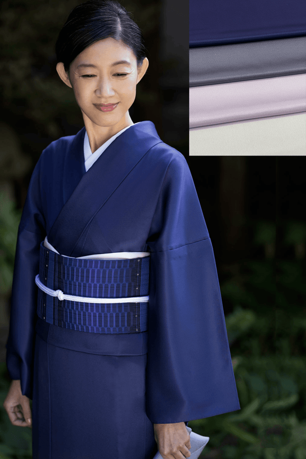 【新作/モニターキャンペーン】ついに登場！上質な洗える秋冬着物 艶色無地[紅衣オリジナル] ※手縫いマイサイズ仕立て 単衣 - 木下着物研究所