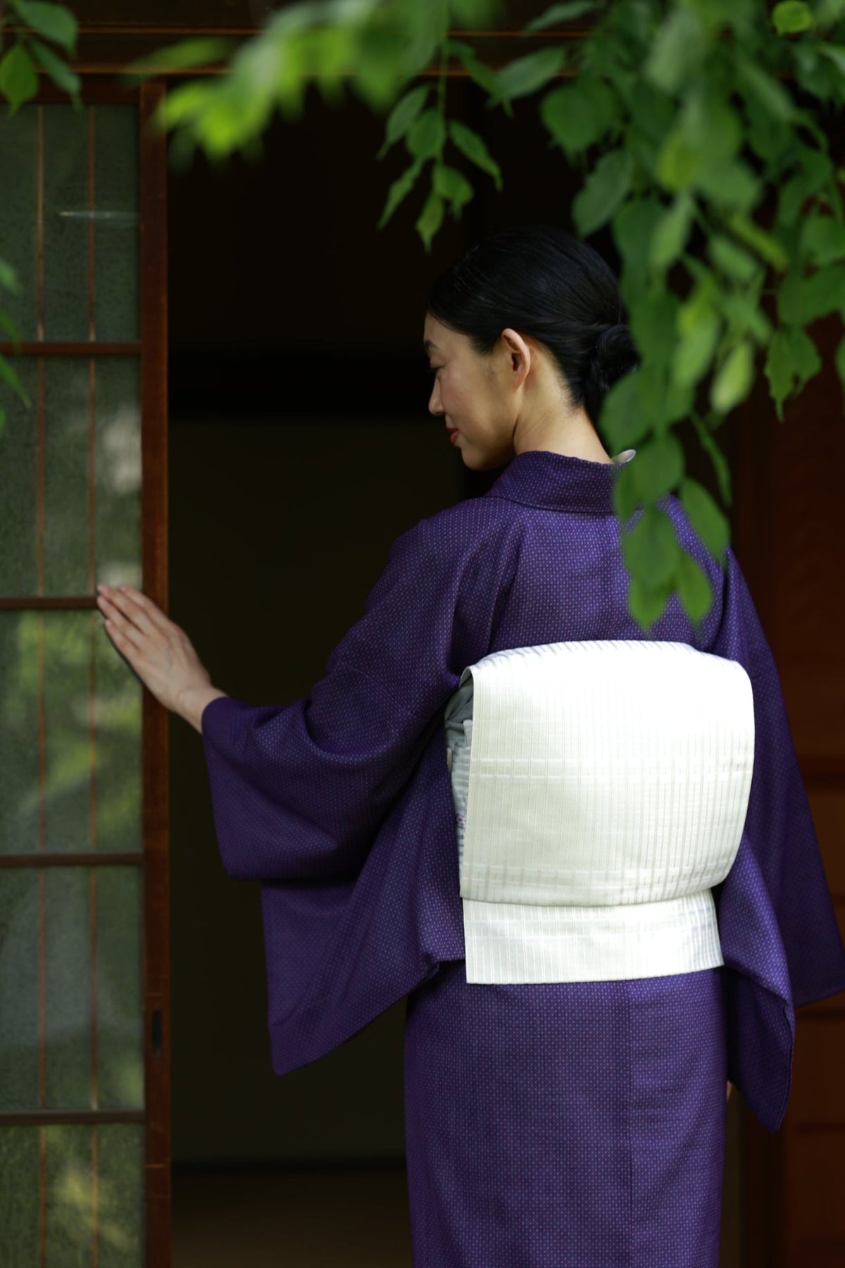 毎日の着物生活を可能にする上質な洗える着物 御召十 [紅衣オリジナル