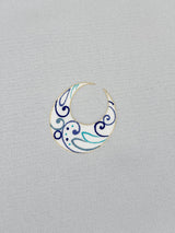 【期限特典】超使える！飛柄の小紋 三日月唐草文様/紅子オススメ/ガード無料 - 木下着物研究所