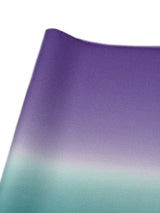 【新色】二色暈し 艶帯揚　ナイルブルー×藤紫[紅衣オリジナル] - 木下着物研究所