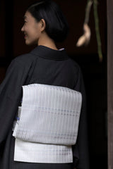 【新作】スーツ生地の着物 ②グレンチェック消炭（手縫仕立代込み） ※生地確認できます - 木下着物研究所