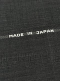 【新作/早割特典】スーツ生地の着物 ②グレンチェック消炭（手縫仕立代込み） ※生地確認できます - 木下着物研究所