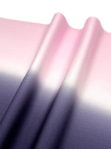【少量再入荷】二色暈し 艶帯揚　紺紫×撫子色[紅衣オリジナル]