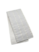 【期限特典/新作】超・半幅帯！大人の上質なリバーシブル小袋帯 網代麻葉 白鼠 博多織 [紅衣オリジナル] - 木下着物研究所