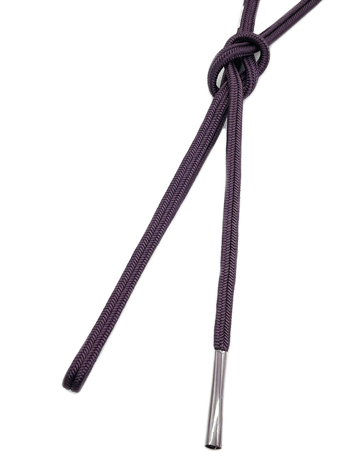 少量再入荷】愛される理由がある手組みゆるぎ紐の帯締 滅紫色[紅衣