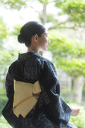 【再入荷】大人の上質な博多織の半幅帯 杉綾 薄檸檬[紅衣オリジナル] - 木下着物研究所