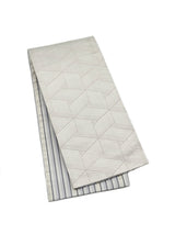 【期限特典/新作】超・半幅帯！大人の上質なリバーシブル小袋帯 網代麻葉 白鼠 博多織 [紅衣オリジナル] - 木下着物研究所