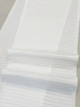 【ごく少量入荷】 機能性とお洒落が一緒に叶う！織柄のある洗える絹の絽の半衿 - 木下着物研究所