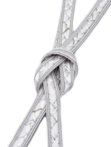 【新作】高麗組帯締 青海波 白銀[紅衣オリジナル] - 木下着物研究所