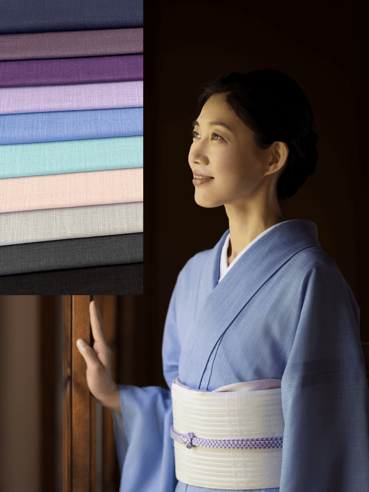 毎日の着物生活を可能にする上質な洗える着物 カラフル色無地[紅衣オリジナル] ※手縫いマイサイズ仕立て 単衣夏用 - 木下着物研究所