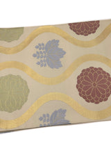 【期限特典】限定１点　大丈夫！と安心感のある西陣織 　本袋袋帯　立湧/菊桐文様 - 木下着物研究所