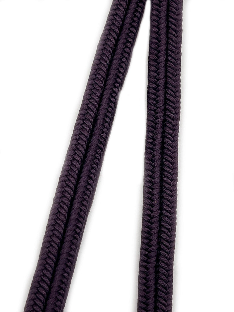 【新色】ゆるぎ組帯締 二色暈し 滅紫×くすみ藤[紅衣オリジナル] - 木下着物研究所