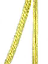 【少量再入荷】ゆるぎ組手組帯締 二色暈し 檸檬色×純白[紅衣オリジナル] - 木下着物研究所