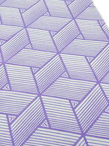 【新色】わかる人にわかる！オリジナル手ぬぐい(注染) 網代麻葉 白×藤色 - 木下着物研究所