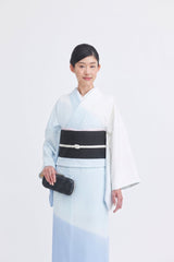 【期限特典/受注】喪服にも使えるオシャレな黒い名古屋帯 四菱網代[紅衣オリジナル] - 木下着物研究所