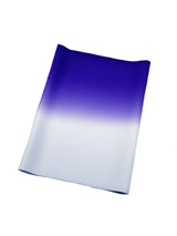 【新色】二色暈し 艶帯揚　紺桔梗×白縹[紅衣オリジナル] - 木下着物研究所