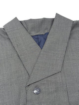 【期限特典/受注】 衿元もシルエットもスッキリ！美衿コート 大人可愛い！千鳥格子　[紅衣オリジナル] - 木下着物研究所