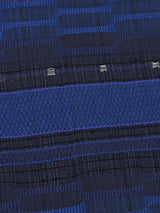 【SHOWROOM/先行ご紹介商品】【新色】見目麗しき帯！クールバージョン！博多織 九寸名古屋帯 紅間道 紺地濃淡に桔梗紫 - 木下着物研究所