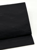 【期間限定/注文生産/8月18日まで】喪服にも使えるオシャレな黒い名古屋帯 四菱網代[紅衣オリジナル] - 木下着物研究所