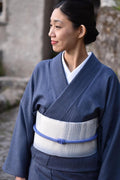 【早割特典】毎日の着物生活を可能にする上質な洗える着物 大小霰[紅衣オリジナル]※手縫いマイサイズ仕立て 単衣夏用 - 木下着物研究所