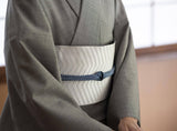【新作】男性のスーツの生地で仕立てるウールの着物⑨千鳥格子（手縫いマイサイズ仕立て） - 木下着物研究所