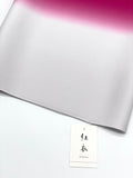 より結びやすくなった新・艶帯揚 二色暈し 月白×紅赤色[紅衣オリジナル] - 木下着物研究所
