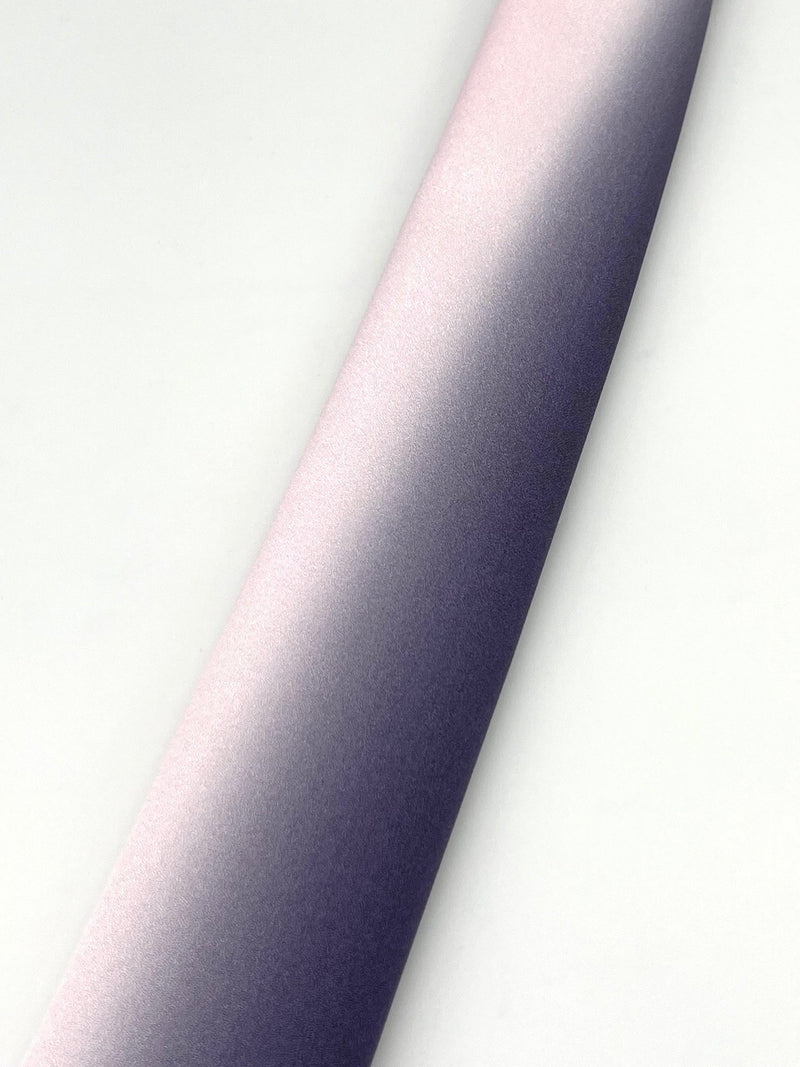 二色暈し 艶帯揚 紺紫×撫子色[紅衣オリジナル] – 木下着物研究所