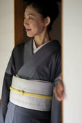 毎日の着物生活を可能にする上質な洗える着物 縦暈し[紅衣オリジナル]※手縫いマイサイズ仕立て 単衣夏用 - 木下着物研究所