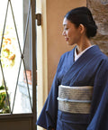 毎日の着物生活を可能にする上質な洗える着物 大小霰[紅衣オリジナル]※手縫いマイサイズ仕立て 単衣夏用 - 木下着物研究所