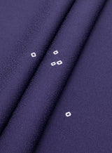 ほぼ無地絞り着物 濃紫[紅衣オリジナル] - 木下着物研究所