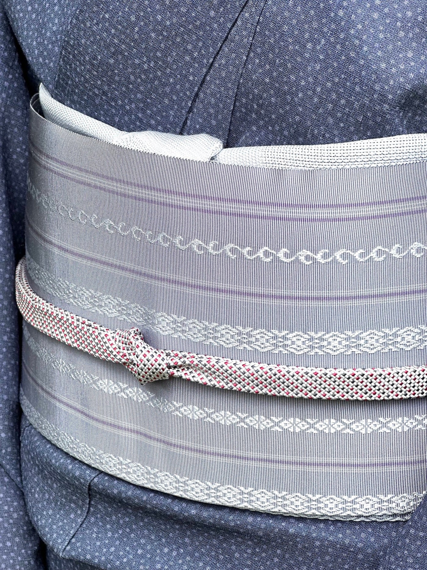 残わずか】大人気！通年締められるレアな名古屋帯 博多献上柄 七献上